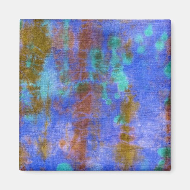 Tye Dye Komposition #9 von Michael Moffa Magnet (Vorne)