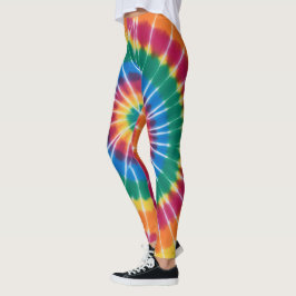 Tye-Dye, lebendig gefärbte Leggings