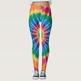 Tye-Dye, lebendig gefärbte Leggings