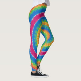 Tye-Dye, lebendig gefärbte Leggings