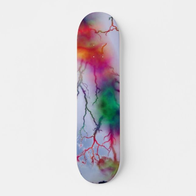 Tye Dye Lightning Skateboard (Vorne)