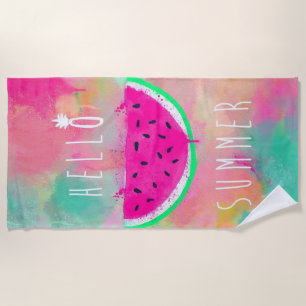 Tye-Dye Watermelon Summer Strandtuch
