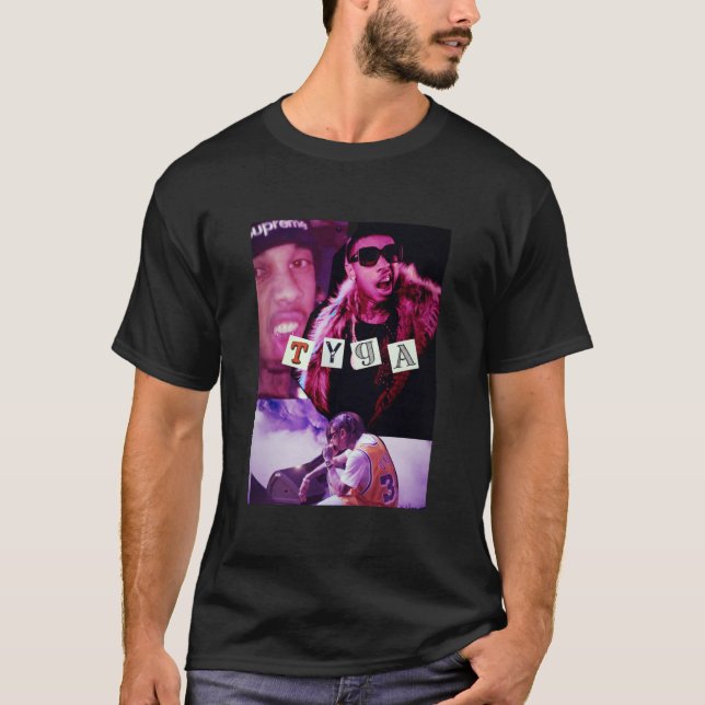 TYGA Scrapbook Collage Edit T-Shirt (Vorderseite)