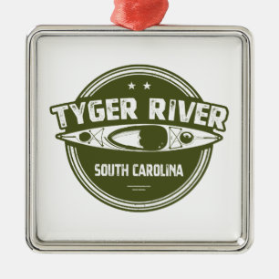 Tyger River, South Carolina Ornament Aus Metall