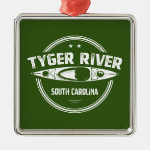 Tyger River, South Carolina Ornament Aus Metall