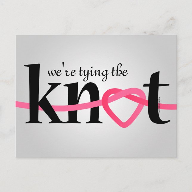Tying The Knot STD Postkarte (Vorderseite)