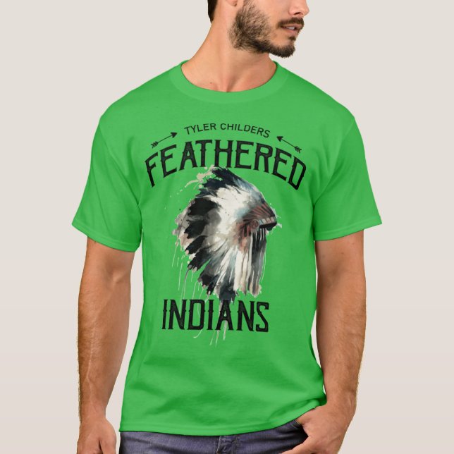 Tyler Childers Feathered Indians boy friends T-Shirt (Vorderseite)