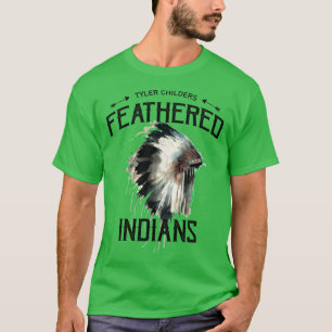 Tyler Childers Feathered Indians Jungen Freunde T-Shirt