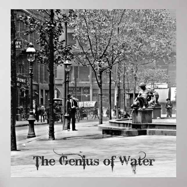 Tyler Davidson Fountain Poster (Vorne)