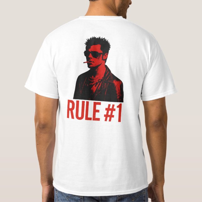 Tyler durden fight club T-Shirt (Rückseite)
