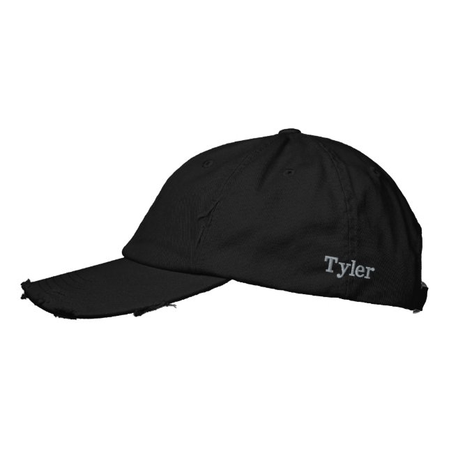 "Tyler" Männername bestickt, Bestickte Baseballkappe (Links)