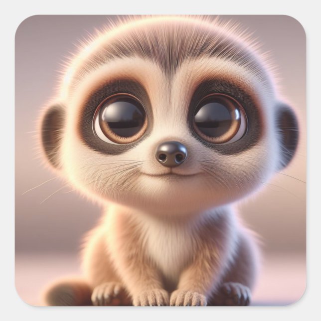 "Tyler" Quadratischer Aufkleber (Vorderseite)