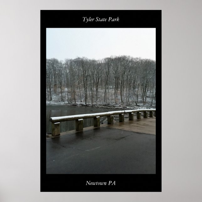 Tyler Staat Park Newtown PA Poster (Vorne)