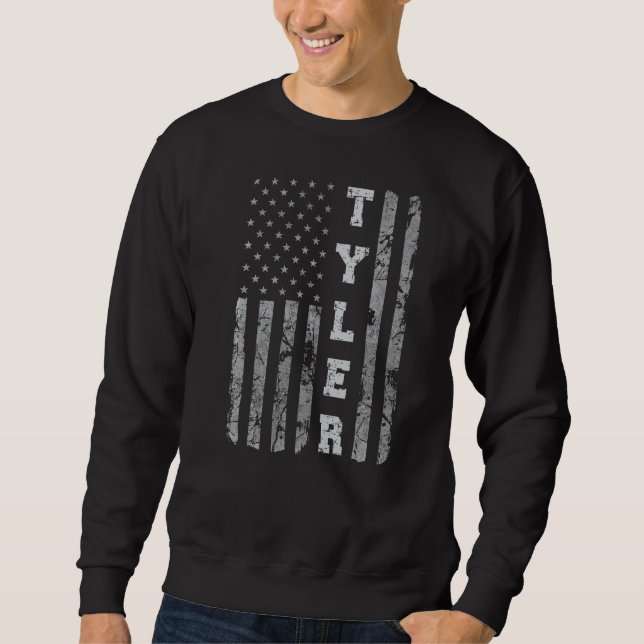Tyler Texas American Flag Sweatshirt (Vorderseite)