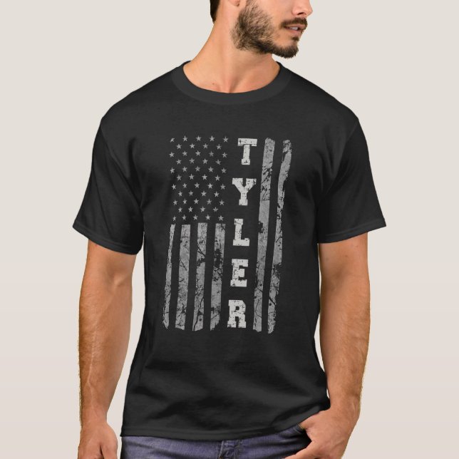 Tyler Texas American Flag T-Shirt (Vorderseite)