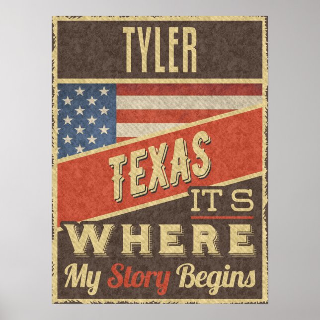 Tyler Texas Poster (Vorne)