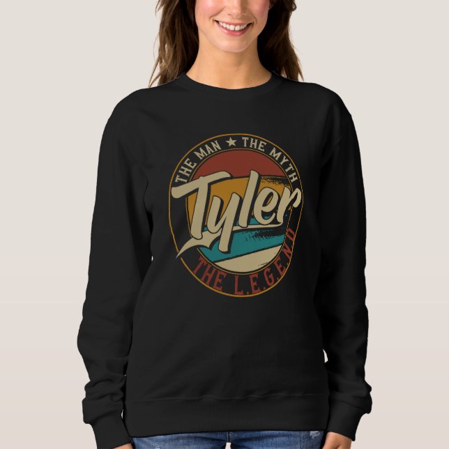 Tyler The man the myth the legend Sweatshirt (Vorderseite)