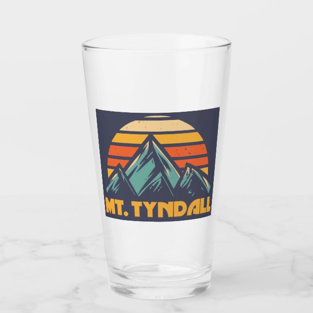 Tyndall California Retro Turquoise Glas (Vorderseite)