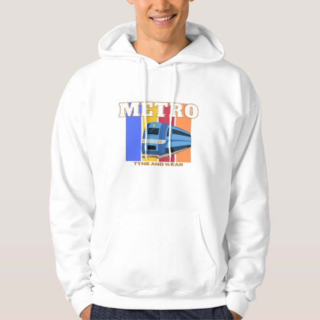 Tyne and wear metro Newcastle Hoodie (Vorderseite)