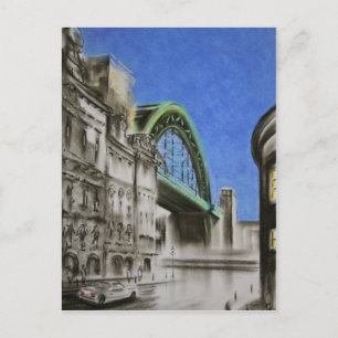 Tyne Bridge, England Postcard Postkarte