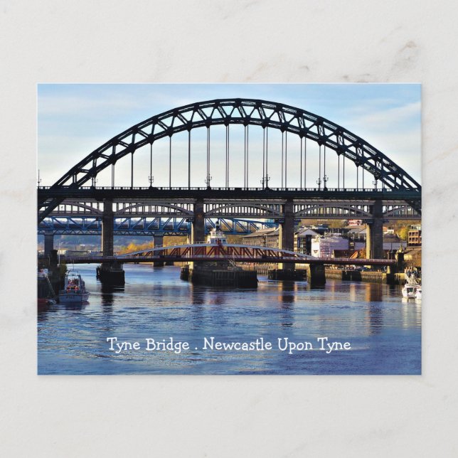 Tyne Bridge Newcastle UK Foto Postkarte (Vorderseite)