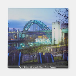 Tyne Bridge, Newcastle-Upon-Tyne, England Magnet