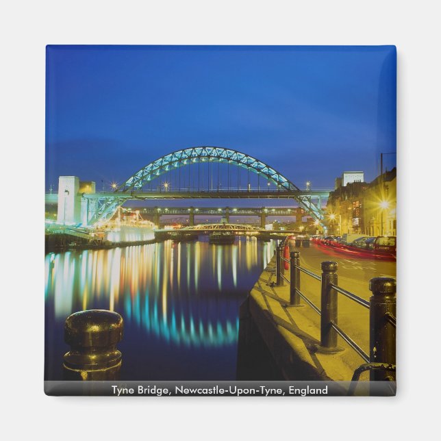 Tyne Bridge, Newcastle-Upon-Tyne, England Magnet (Vorne)