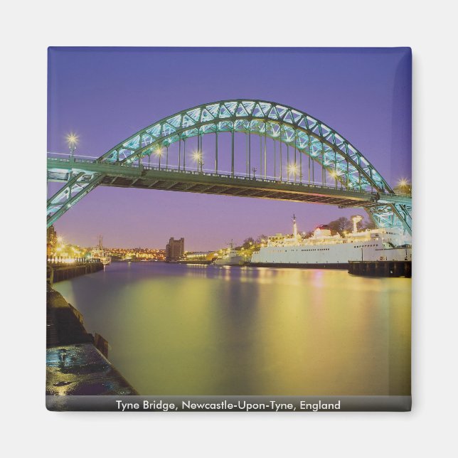 Tyne Bridge, Newcastle-Upon-Tyne, England Magnet (Vorne)