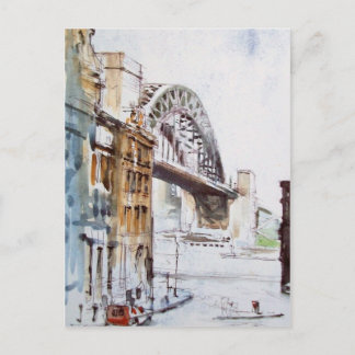 Tyne Bridge von der Dean Street Post Card Postkarte
