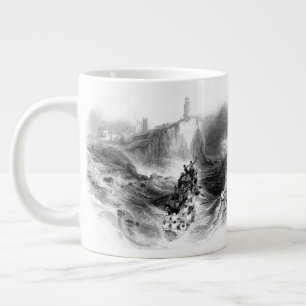 Tynemouth Lighthouse and Harbour Jumbo-Tasse