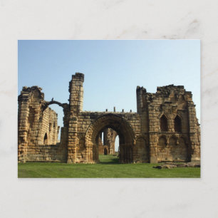 Tynemouth Priory, England Post Card Postkarte