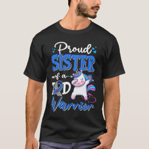 Typ 1 Diabetes Awareness Proud Sister a T1D Wa T-Shirt