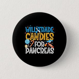 Typ 1 Diabetes Awareness Trade Candy for Pankreas Button