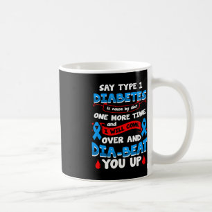 Typ 1 Diabetes-Bewusstsein 1 Kaffeetasse