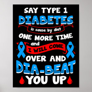 Typ 1 Diabetes-Bewusstsein 1 Poster