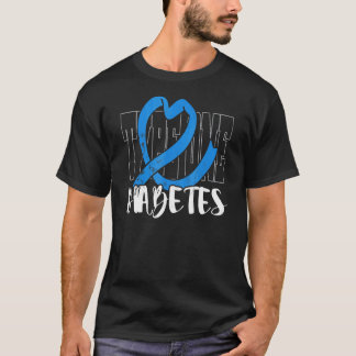 Typ 1 Diabetes-Bewusstsein Diabetes-Kämpfer T-Shirt