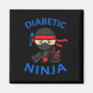 Typ-1-Diabetes-Bewusstsein Diabetischer Ninja T1d Magnet