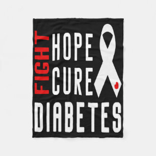 Typ-1-Diabetes-Bewusstsein - Kämpfe Hoffnung heile Fleecedecke