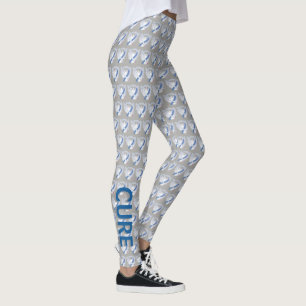Typ 1 Diabetes-Bewusstsein Ribbon Angel Leggings