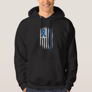 Typ 1 Diabetes Boys & Girls Diabetes Ribbon & Ame Hoodie