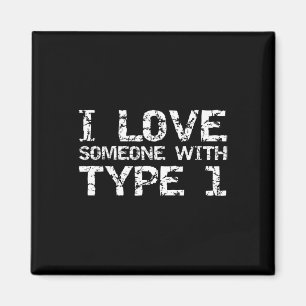 Typ 1 Diabetes Familie Geschenke I Liebe Jemand mi Magnet