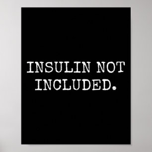 Typ 1 Diabetes Geschenke Männer Frauen Kinder Insu Poster
