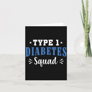 Typ-1-Diabetes-Gruppe - Diabetes-Bewusstsein Karte