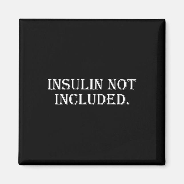 Typ 1 Diabetes Insulin nicht enthalten Magnet (Vorne)