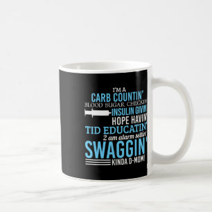Typ 1 Diabetes Mama Fun T1d Diabetische Bewusstsei Kaffeetasse