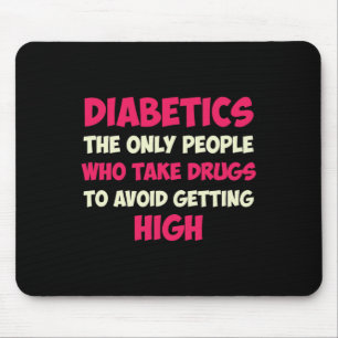 Typ 1 Diabetes Mama Mutter T1d Diabetisches Bewuss Mousepad