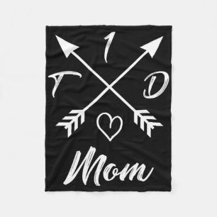Typ-1-Diabetes-Mama T1D Diabetes-Bewusstseins-Gesc Fleecedecke