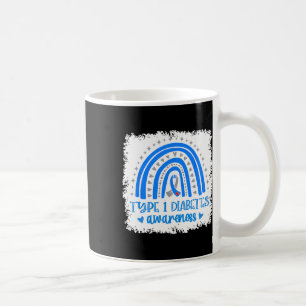Typ 1 Diabetes November Wir tragen Blau für Diabet Kaffeetasse