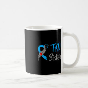 Typ 1 Diabetes Schwester Spaß T1D Bewusstsein Kaffeetasse