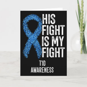 Typ 1 Diabetes Sein Kampf ist mein Kampf T1d Aware Karte